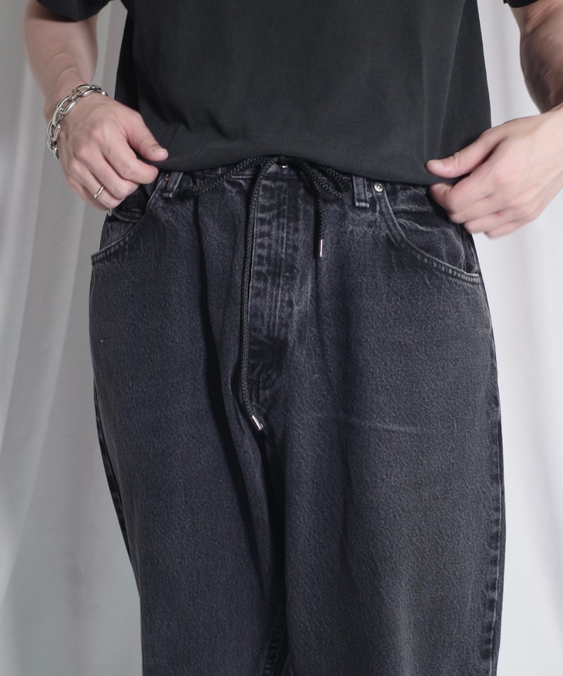 Wrangler Remake Black Denim -3 | DAMAGEDONE 2nd