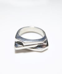 meian sterling silver "Cliff" ring