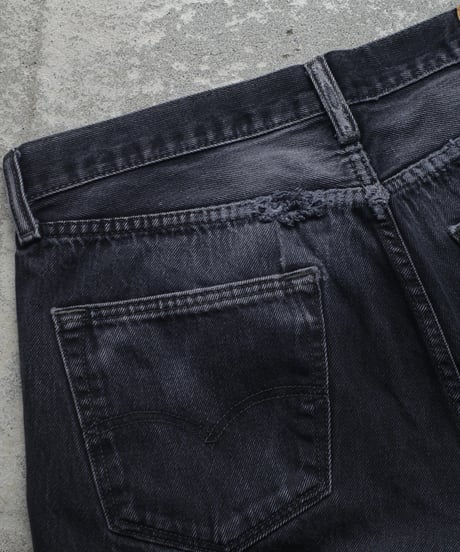 Levi's 501 Black Denim Pants #4