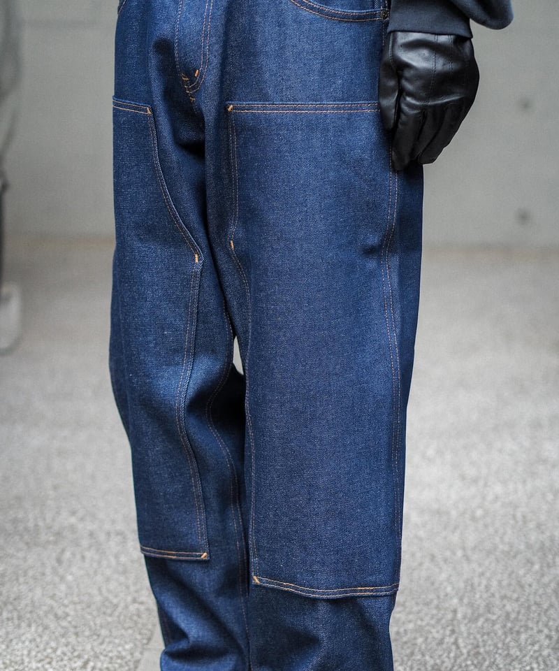 Prison Blues Double Knee Denim Work Jean Black 