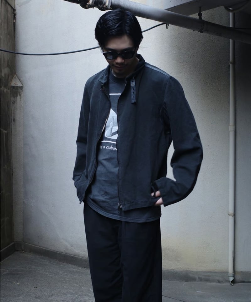 Burberry Linen Cotton Single Riders Jacket -Mad