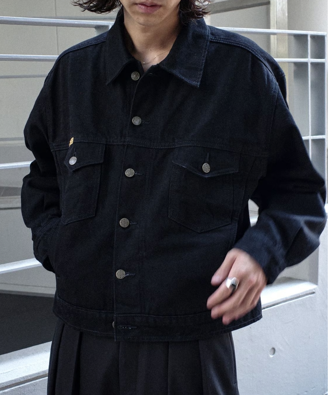 Prison Blues Denim Western Jacket | DAMAGEDONE 2nd Prison Blues Denim Western Jacket | DAMAGEDONE 2nd