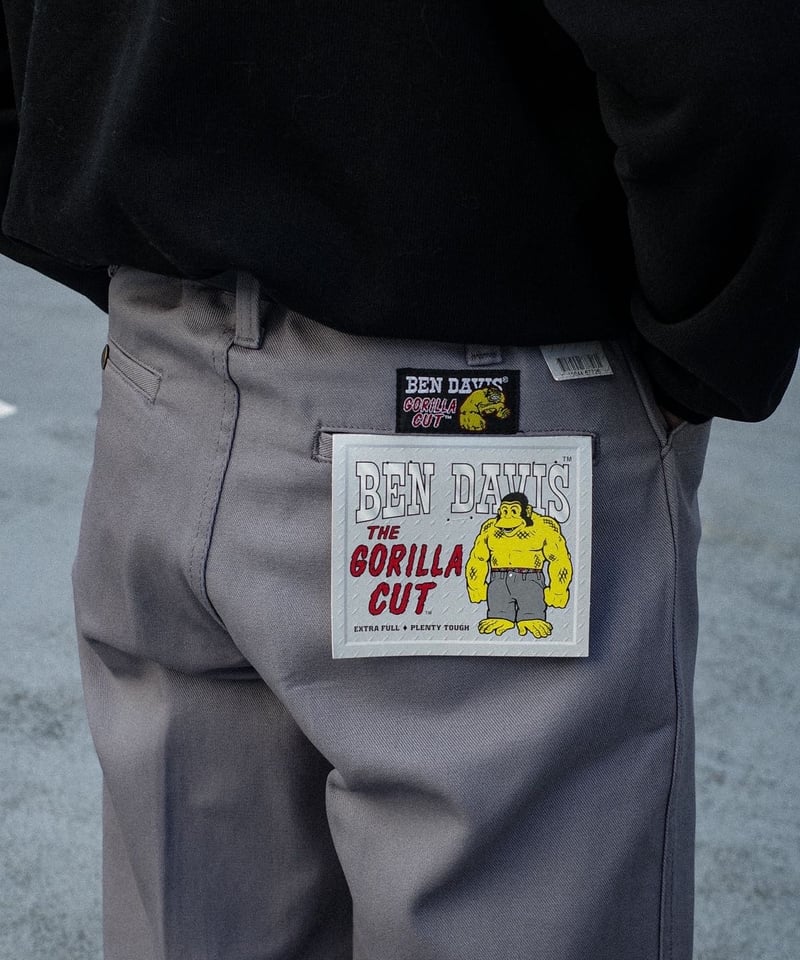 Ben Davis Gorilla Cut Pants Light Grey | DAMAGE