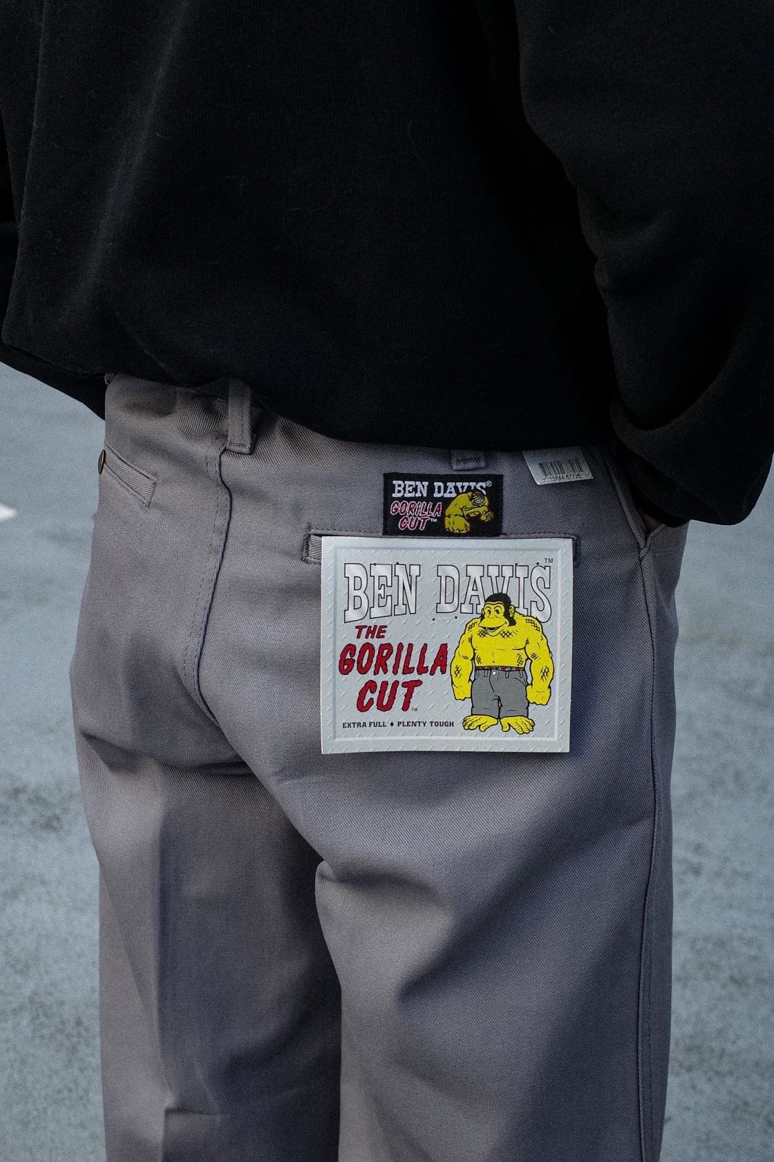 Ben Davis Gorilla Cut Pants Light Grey | DAMAGE