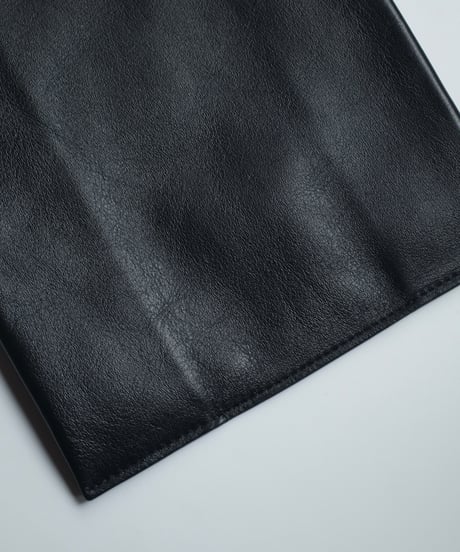 As is ”Made in ASAKUSA” LEATHER CONVENI BUKURO -BLACK-  ＃4