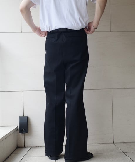 NEAT 11.5oz Natural Slub Denim Flare -Black