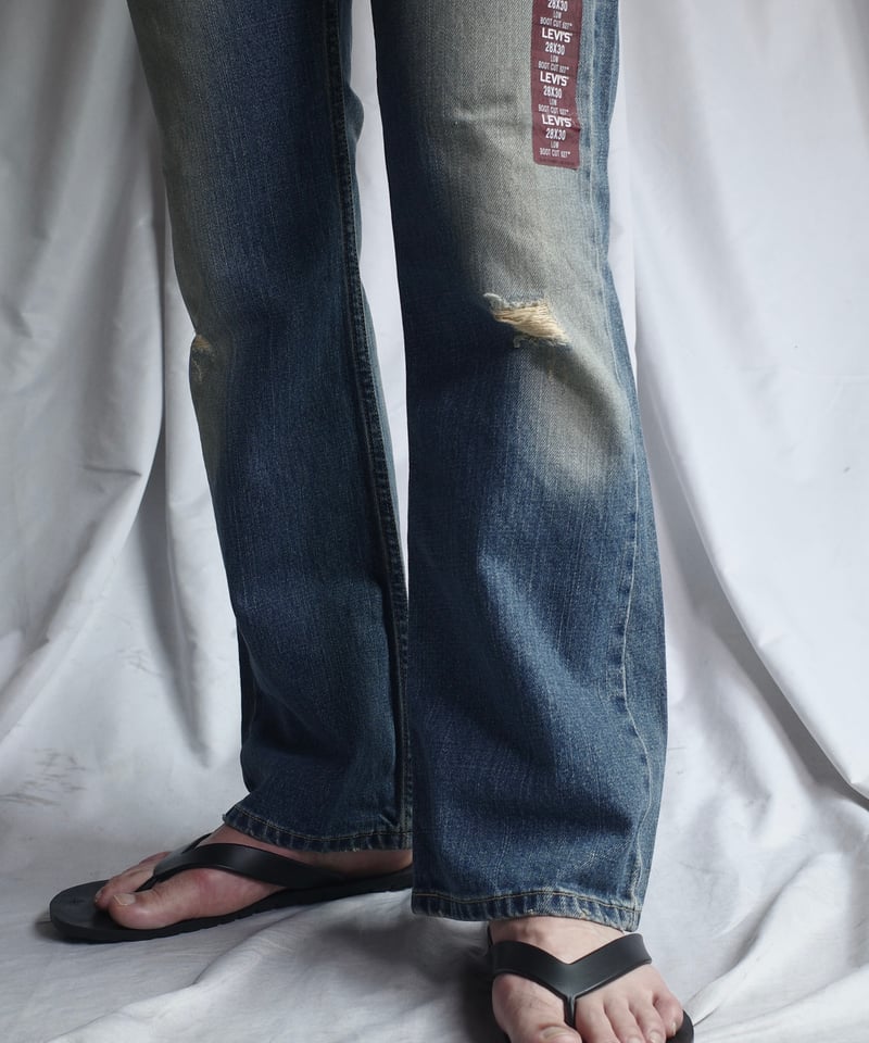 00s Deadstock Levi's 527 Denim Pants Low Boot C