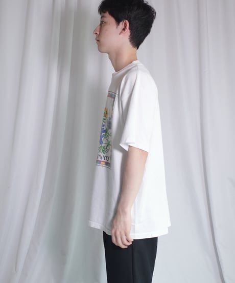 90's Flower Design T-Shirts -11 Made in USA
