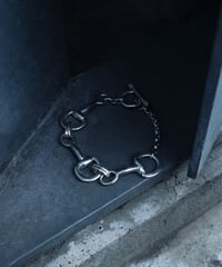 meian sterling silver "Bit" bracelet L