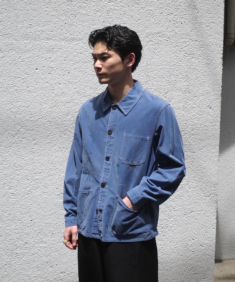 60's L' Ascenseur French Work Jacket | DAMAGEDO