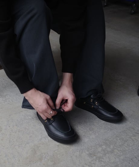 VANS 2-Eyelet Boat Shoes Leather