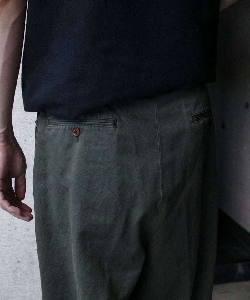 パンツ NEAT NEAT CHINO FADE OLIVE 25AW】 NEAT NEAT Chino 