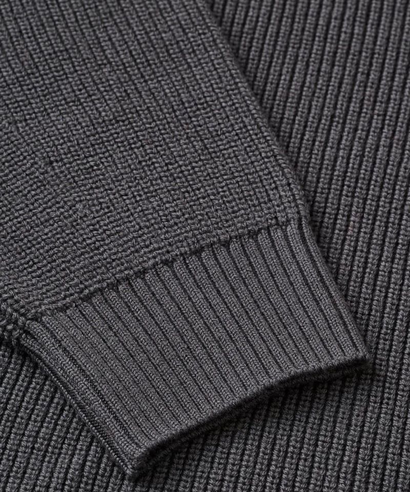 トップス LOW GAUGE MERINO CREWNECK KNIT THE DAY - LOW GAUGE MERINO CREWNECK KNIT -Gray