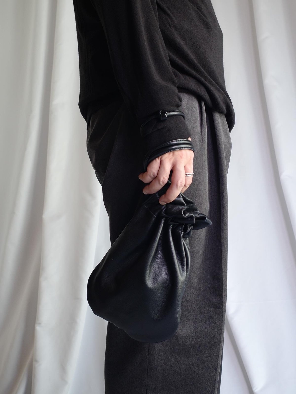 Made in ASAKUSA” LEATHER GASSAI BUKURO | DAMAG