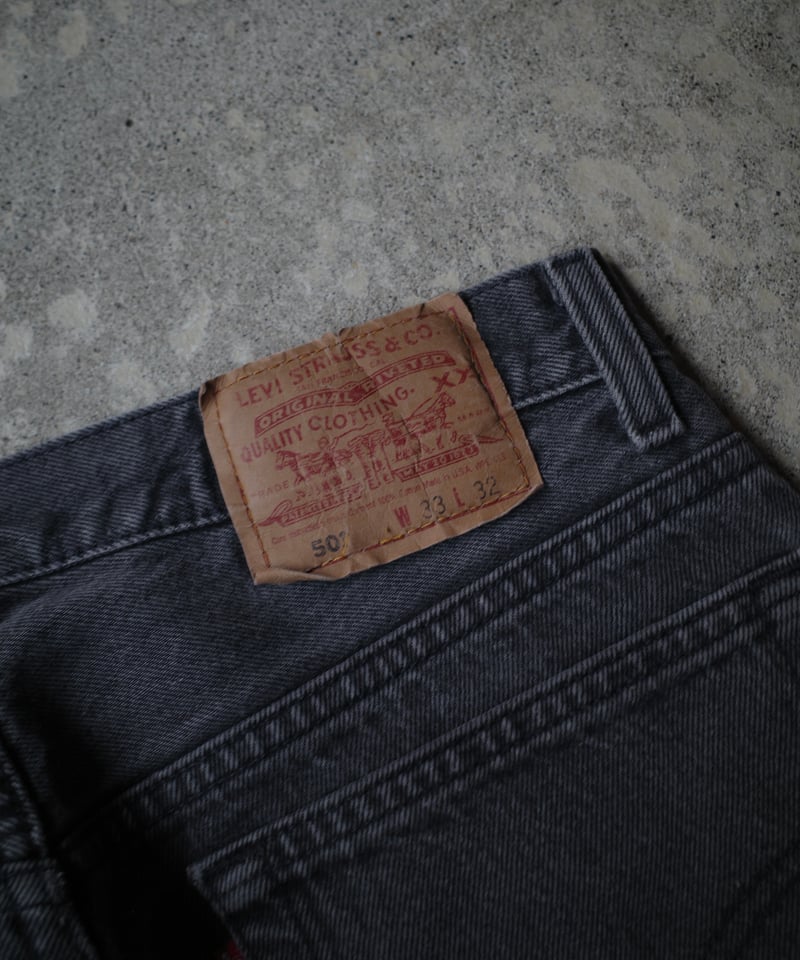 94's Levi's 501 Black Denim Pants #3 Made in US