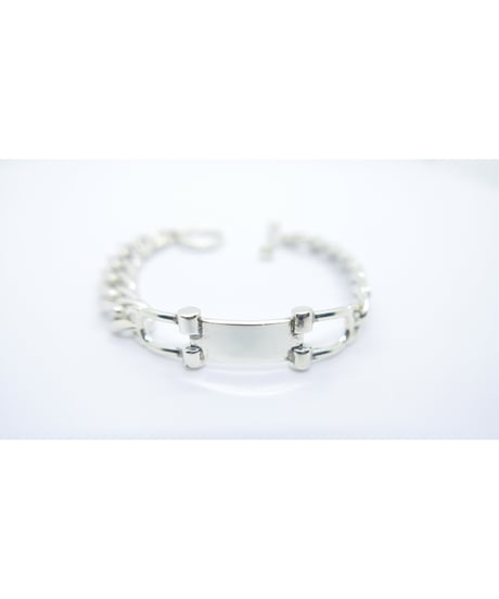 meian sterling silver "mex ID" bracelet