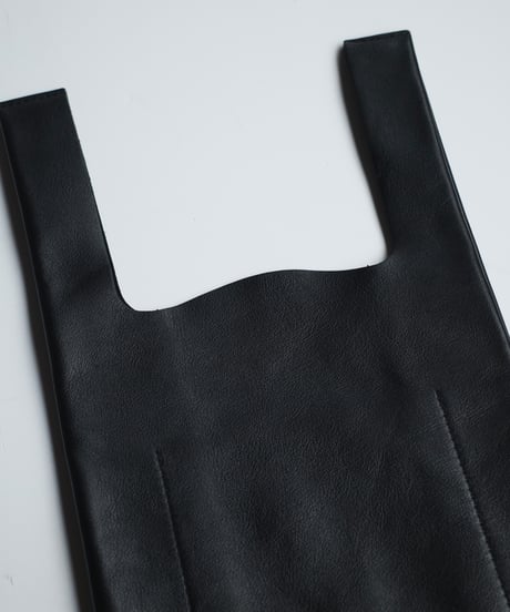 As is ”Made in ASAKUSA” LEATHER CONVENI BUKURO -BLACK-  ＃4