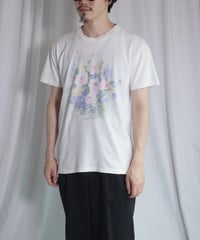 90's Flower Design T-Shirts -7 "Made in USA"