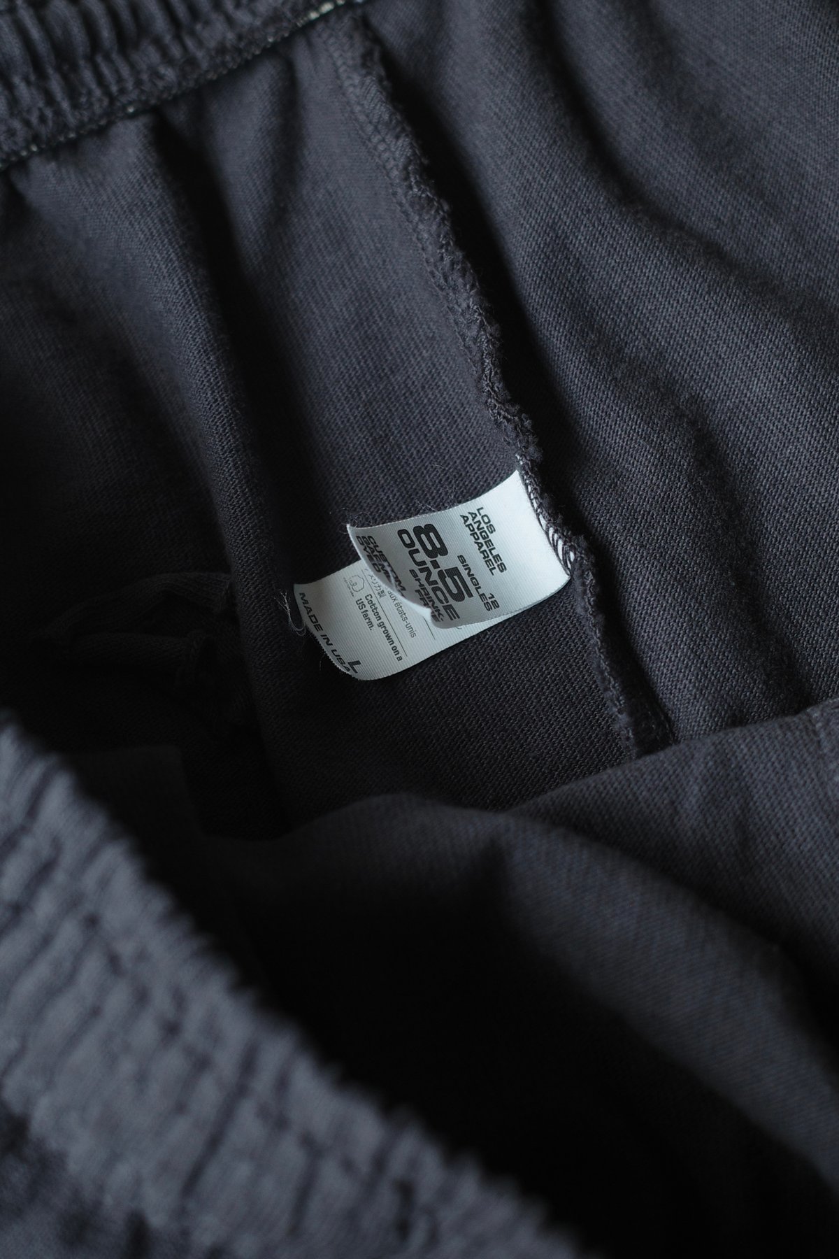 LAジャージー Los Angeles Apparel 8.5oz Wide Leg Jersey Pants