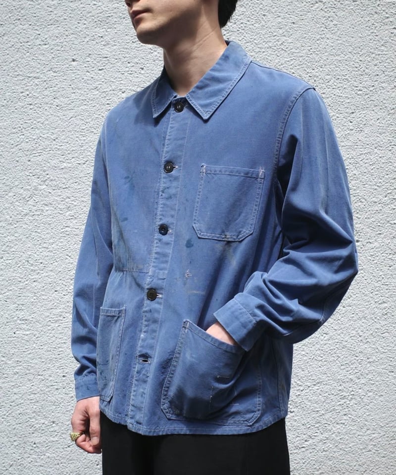 60's L' Ascenseur French Work Jacket | DAMAGEDO