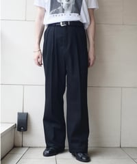 NEAT 11.5oz Natural Slub Denim Flare -Black