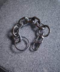 meian "block key chain" Brass