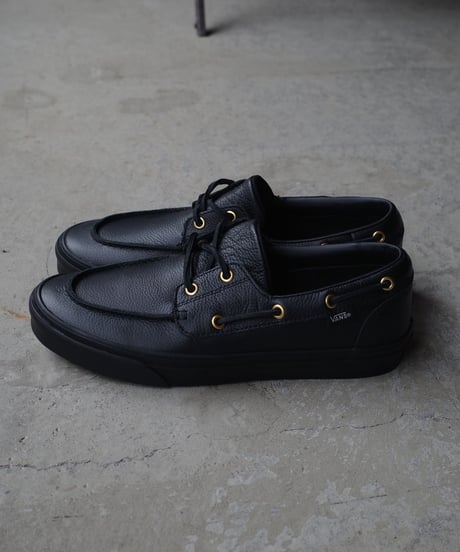 VANS 2-Eyelet Boat Shoes Leather