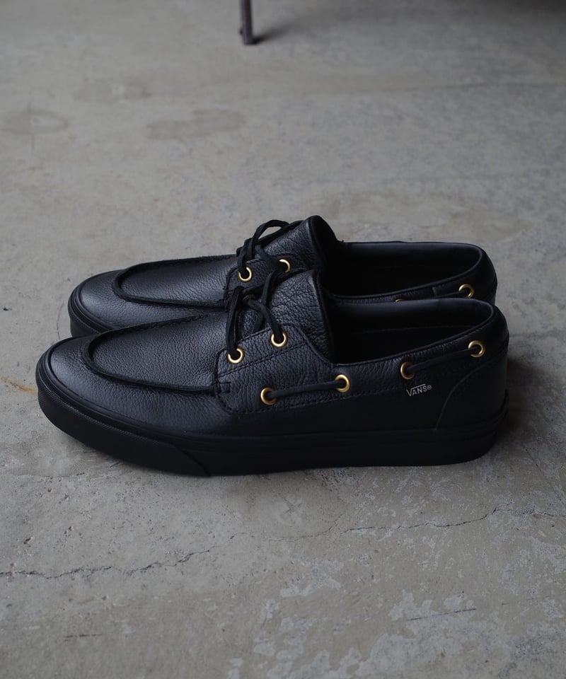 VANS 2-Eyelet Boat Shoes Leather | DAMAGEDONE 2nd