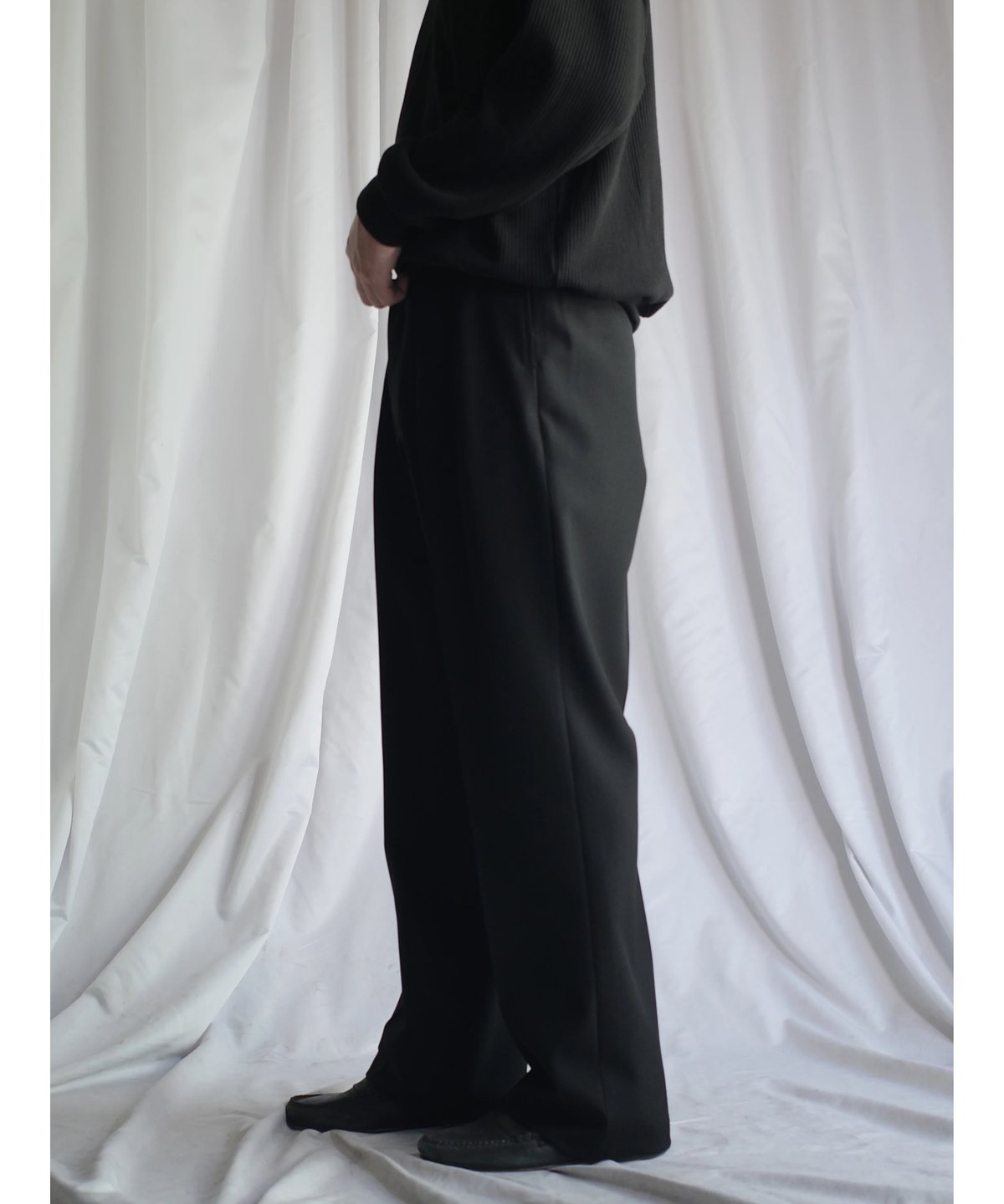 NEAT Wool Poplin Wide -Black | DAMAGEDONE 2nd