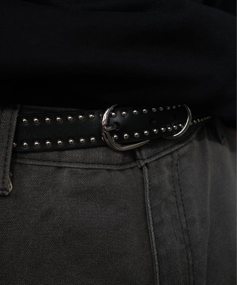 LAS CRUCES Original Studs Leather Belt | DAMAGE