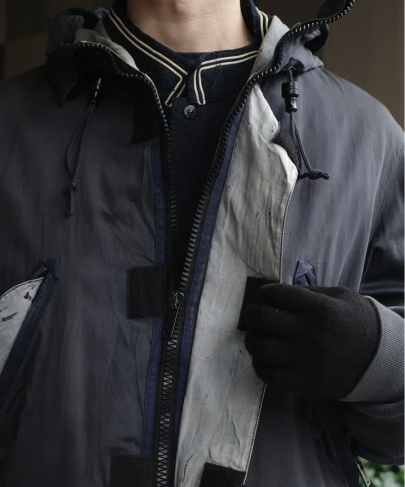 00s Stone Island Raso Gommato Field Jacket | DA