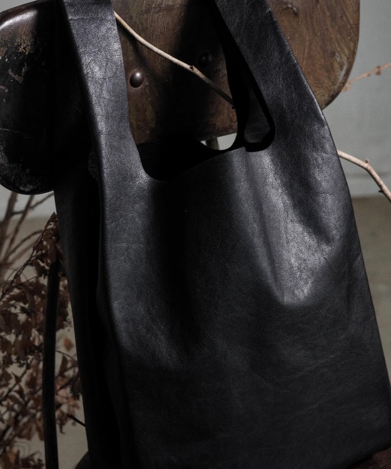 Made in ASAKUSA” LEATHER CONVENI BUKURO -BLACK