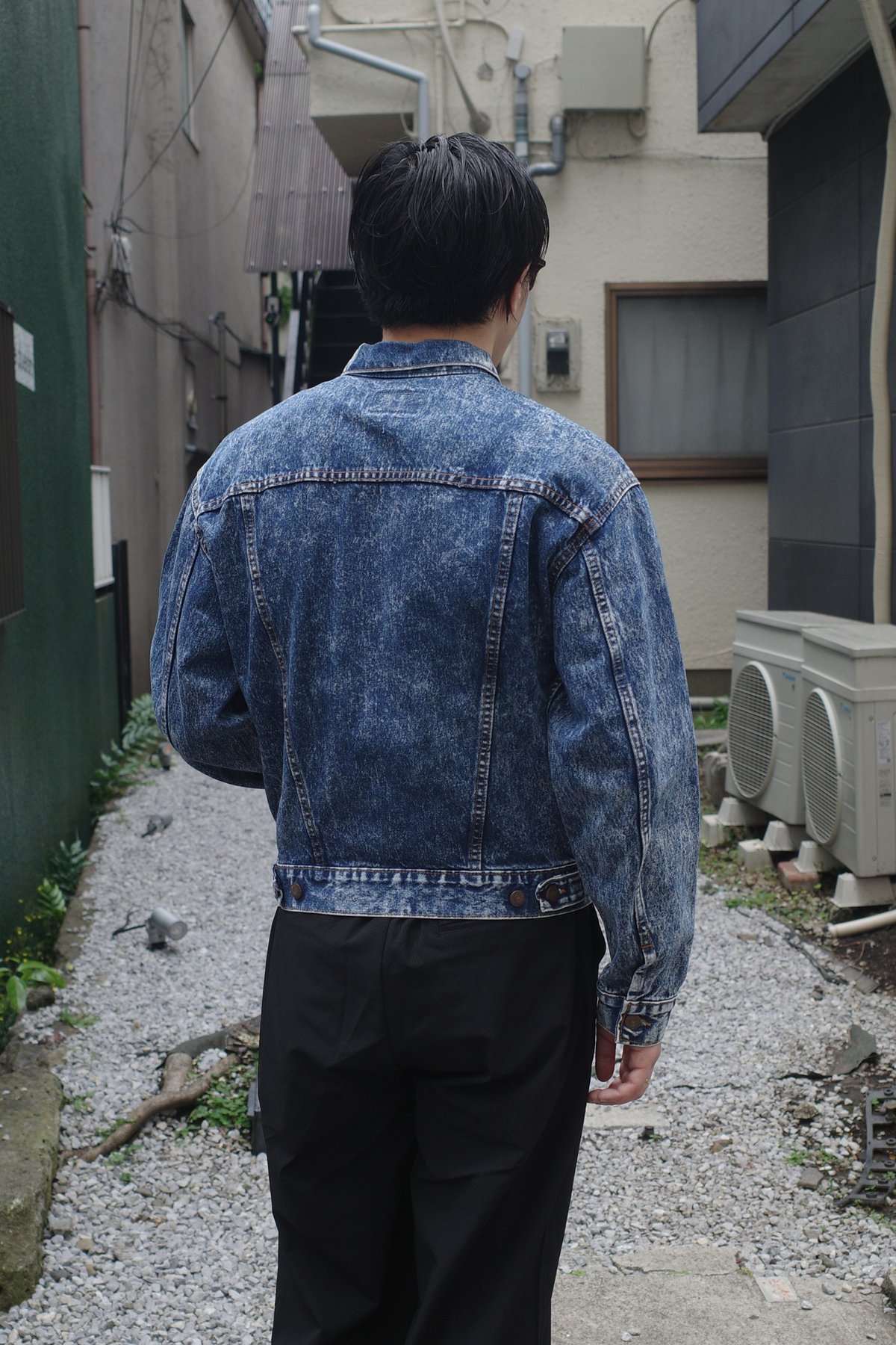 90's Levi's 57514-1109 Chemical Wash Denim Jack