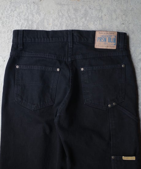 Prison Blues Double Knee Denim Work Jeans -Fade Black