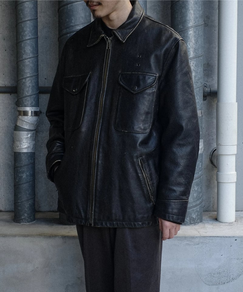OLD GAP Leather Jacket -1 | DAMAGEDONE 2nd