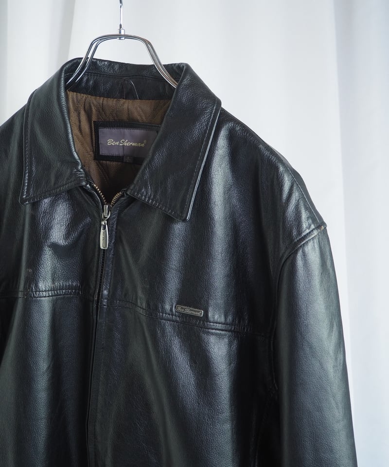 vintage Ben Sherman シングルライダース レザージャケット Ben Sherman single leather jacket | DAMAGEDONE 2nd