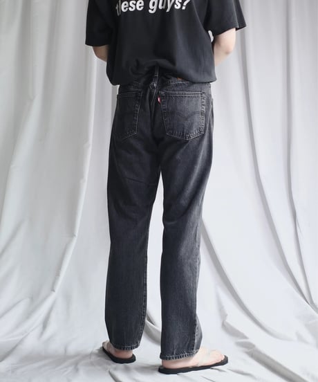 Levi's 501 Black Denim Pants #3