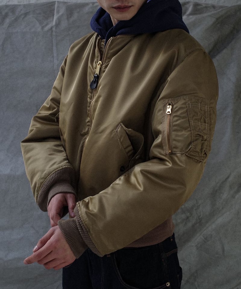 DEADSTOCK GREENBRIER MA-1 FLIGHT JACKET GOLD |