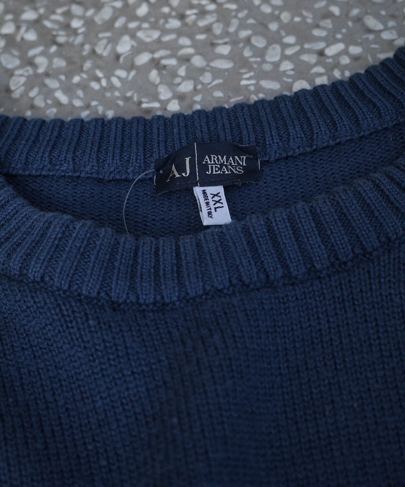 Armani Jeans Wool Crew Knit -3 | DAMAGEDONE 2nd