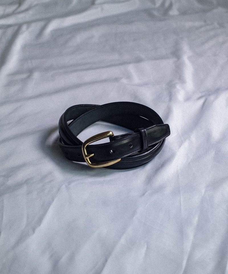 Tory Leather Round Raised Belt Black #2167 | DA