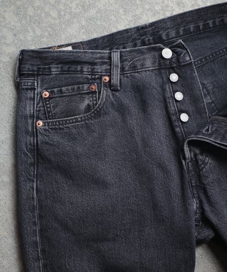 Levi's 501 Black Denim Pants #3