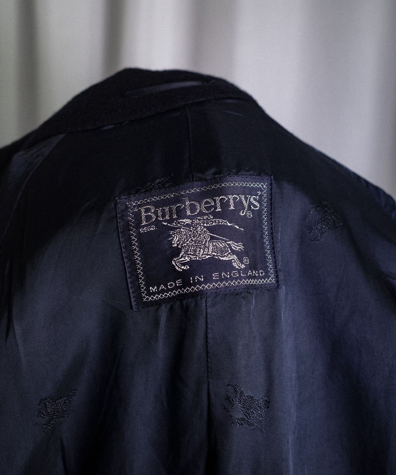 92s Burberrys Pure Cashmere Balmacaan Coat 