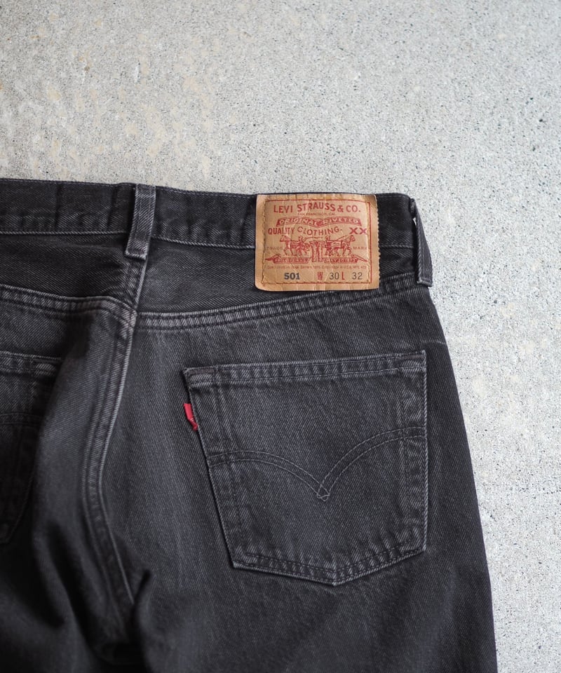 96s Levi's 501 Black 