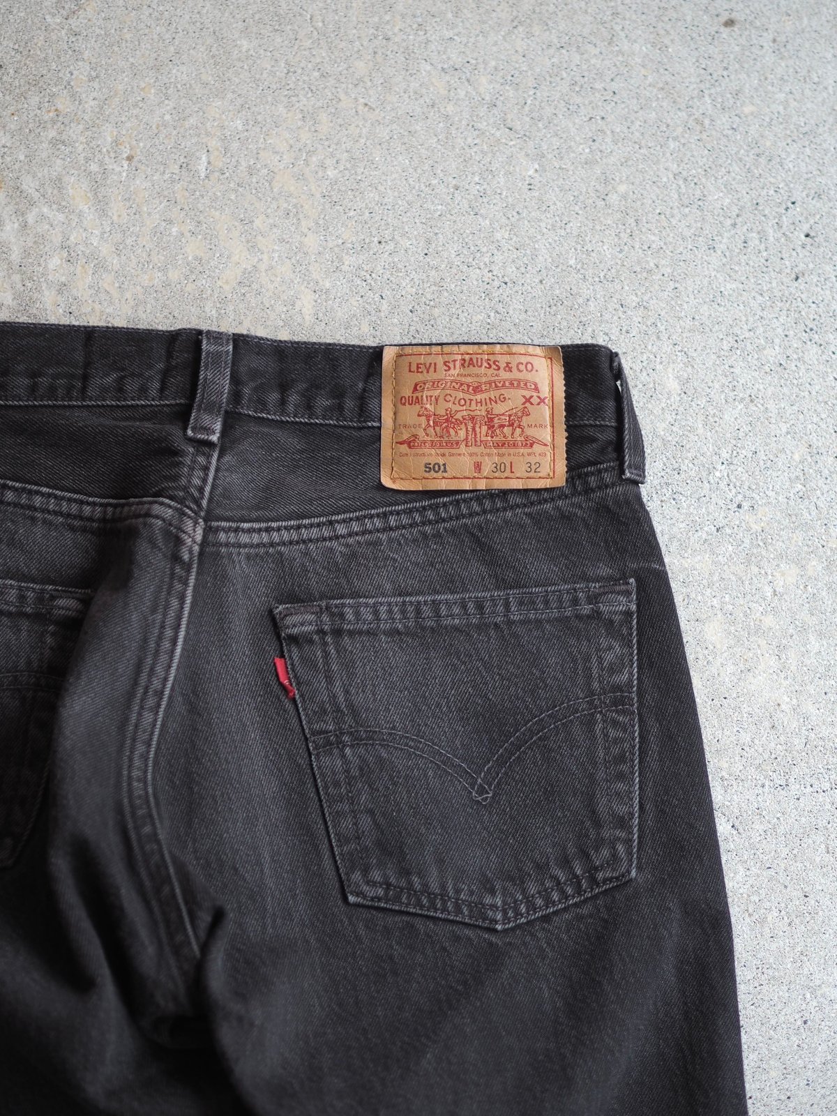 【雰囲気◎】Levi's 96年製 501 USA製 ブラック W38 96'y Levi's 501 BLACK DENIM made in USA size/W33L30