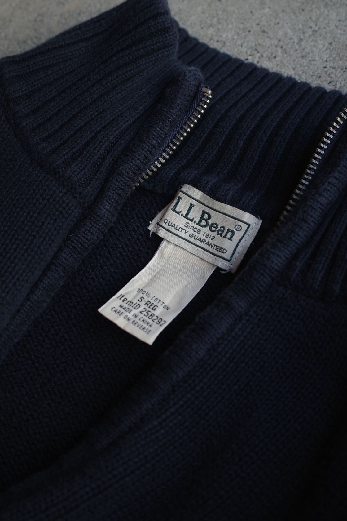 L.L.Bean Cotton Full Zip Knit -67 | DAMAGEDONE 2nd