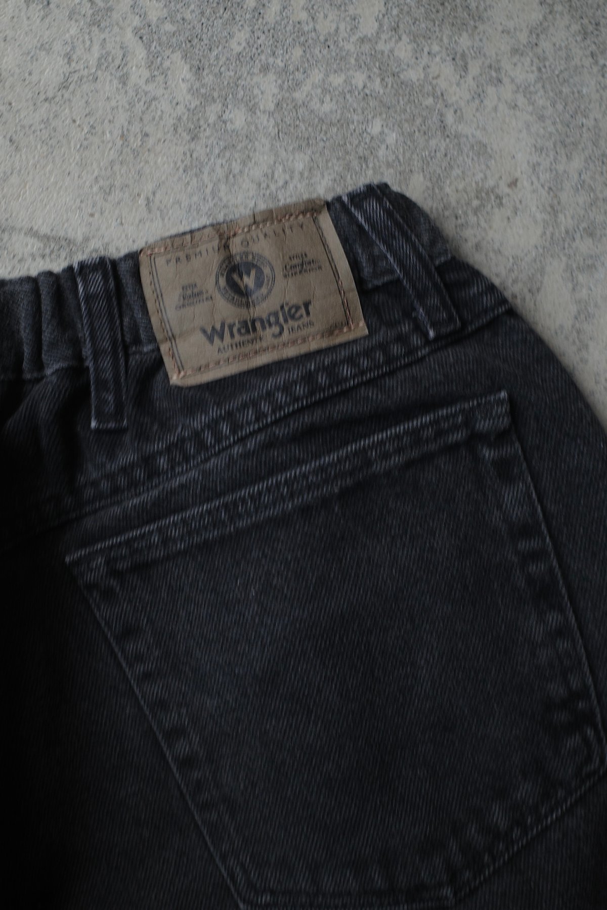 Wrangler Remake Black Denim -7 | DAMAGEDONE 2nd