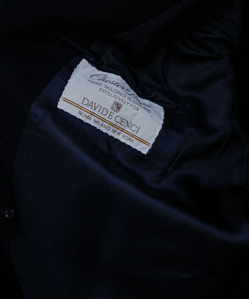 80-90s Davide Cenci Pure Cashmere Coat for Ches