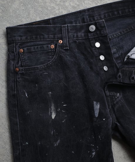 Levi's 501 Black Denim Pants #7