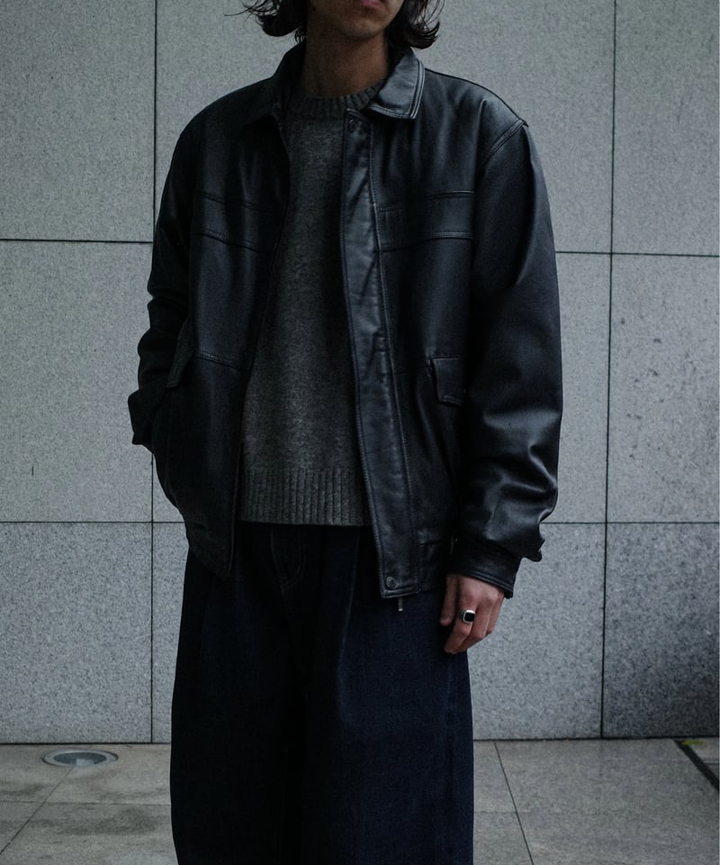 Euro Leather Short Blouson -3 | DAMAGEDONE 2nd