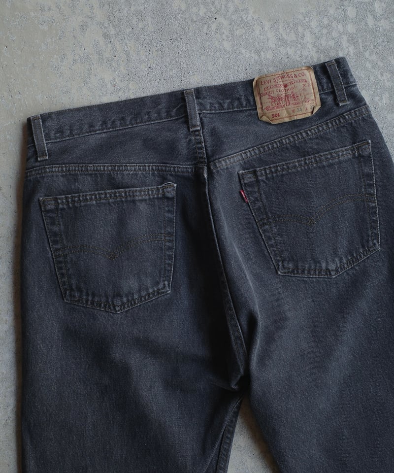 90's Levi's 501 先染め Black 
